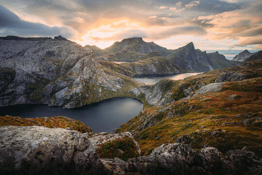 House, Beach, Trollfjord, Lofoten, Norway