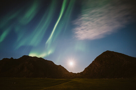 House, Beach, Trollfjord, Lofoten, Norway