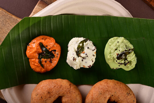 South indian Idli chutneys 