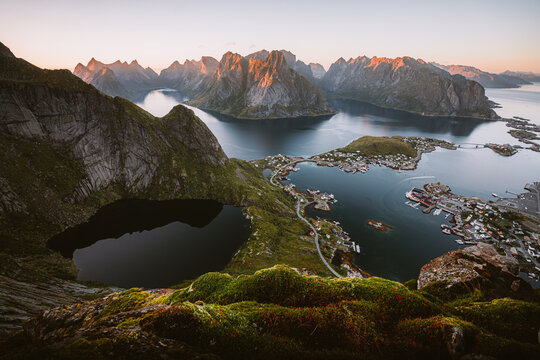 House, Beach, Trollfjord, Lofoten, Norway
