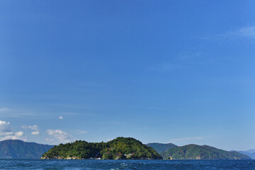 Chikubujima island on the Biwako lake