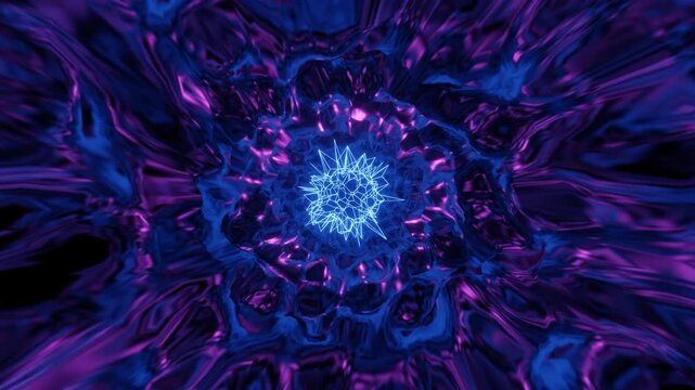 Hyperspace warp tunnel with light speed effect for sci-fi films, space travel scenes, and cinematic trailers. Epic seamless loop perfect for title sequences. Ultra HD 4K.