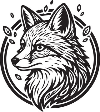fox head vector