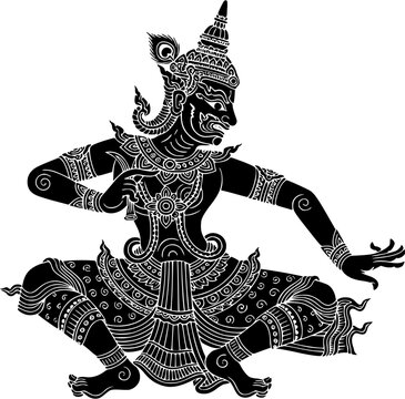 Thailand shadow puppet
