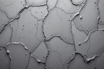 Obraz premium Cracked Gray Plaster Texture Background