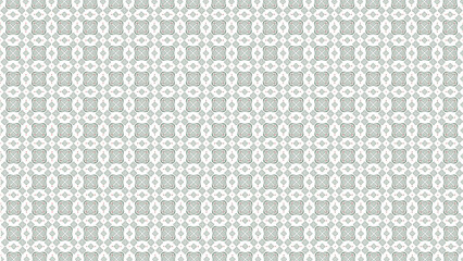 Geometric pattern with repeating shapes and lines on white background