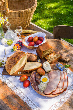 Easter table food