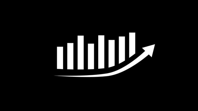 A stark black background features a prominent angled white arrow pointing to the right suggesting direction or movement high quality professional detailed