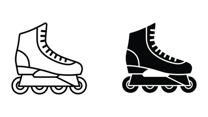 Inline Skates Illustration