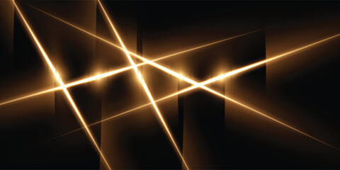 Obraz premium Modern abstract luxury banner. Abstract gold and black polygon elegant background vector for branding presentation or product ads bg