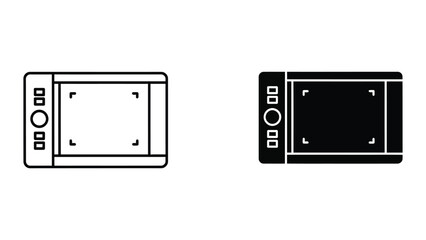 Obraz premium Microwave oven icon set