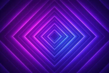 Neon Purple Geometric Diamond Background