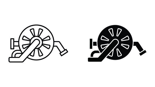 Simple icon of a potentiometer