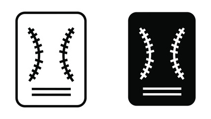 Baseball card icon set © Jahidul