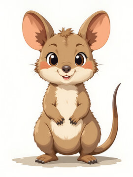 Cute Bilby - Endemic Wildlife of Australia | Flat Vector Illustration