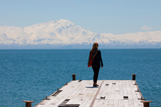 Mount Ararat (Armenian: , Ararat or , Masis; Kurdish: iyay Agir; during the Seljuk period: Eri Da), with an altitude of 5,137 meters, is the highest mountain in Turkiye.