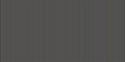 Fototapeta premium Narrow black-white vertical lines. Symmetric geometric ornament. Striped seamless pattern, abstract wallpaper. Digital paper for textile print, page fill. Vector