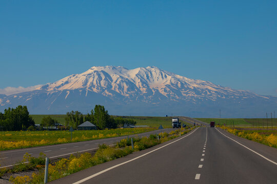 Mount Ararat (Armenian: , Ararat or , Masis; Kurdish: iyay Agir; during the Seljuk period: Eri Da), with an altitude of 5,137 meters, is the highest mountain in Turkiye.