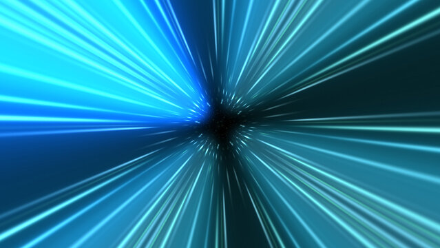Warp Speed Starfield Loop Background &ndash; Space Hyperspace Multi Format