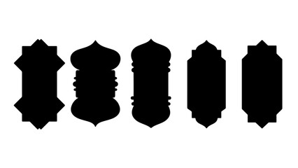 Ramdan pattern isolated PNG transparent background.	