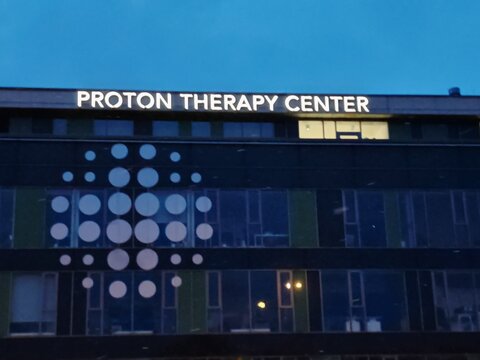 Prague,Czech Republic-23.01.2026: Proton Therapy Center specialized oncology facility providing advanced proton radiotherapy for cancer treatment
