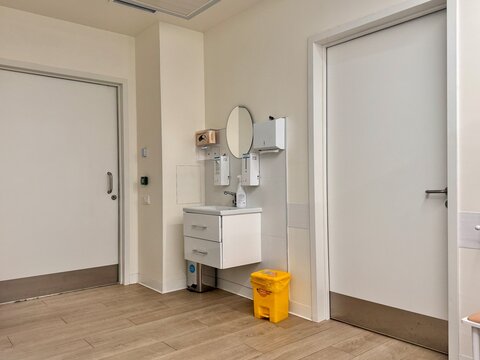 a therapist's office in a city polyclinic in Moscow. High quality photo