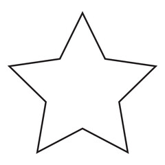 Obraz premium Favorite star icon rating symbol reward rating mark icon.