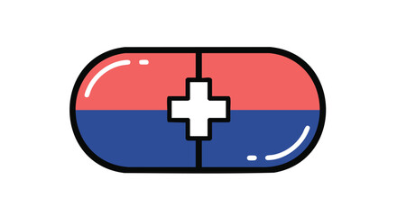 Medical Capsule Pill Illustration