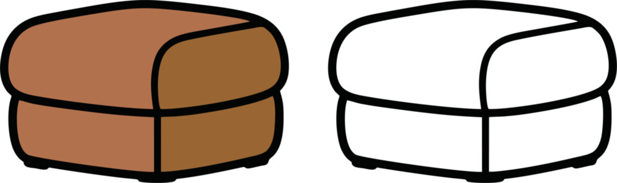 Propeller hat or beanie cap icon in colorful fun design