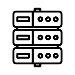 Obraz premium Server Rack Icon