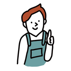 Skilled trades avatar 専門職のイラストアバター