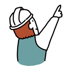 Skilled trades avatar 専門職のイラストアバター
