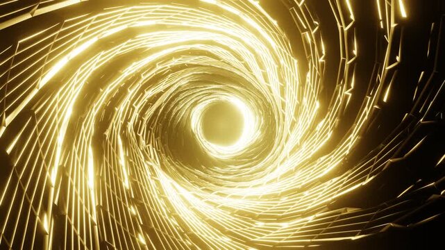 Hyperspace warp tunnel with light speed effect for sci-fi films, space travel scenes, and cinematic trailers. Epic seamless loop perfect for title sequences. Ultra HD 4K.