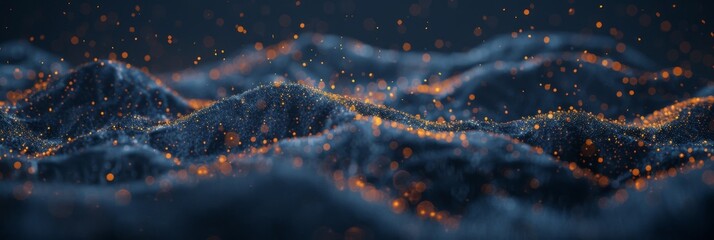 Futuristic Digital Earth with Neon Network Connections Global Technology and Data Concept