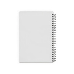 A plain white sheet of paper with a vertical ruler along the right edge isolated on transparent background