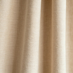 Beige Curtain Fabric Texture Vertical Fold Minimal Background
