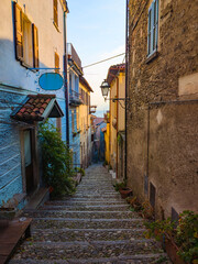View of Santa Maria Rezzonico Village in Lake Como