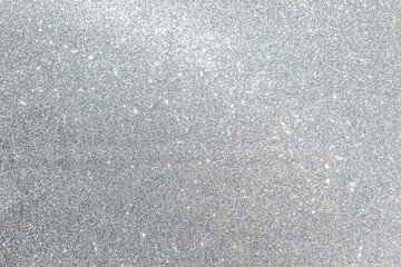 Fototapeta premium Silver glitter texture background, blank silver glitter pattern background