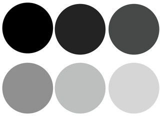 Black background with black gradient circles. Dark design concept.