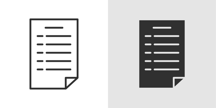 Pay Slip Icon representing employee salary details, wage statements, payroll documentation, and financial records for staff compensation.