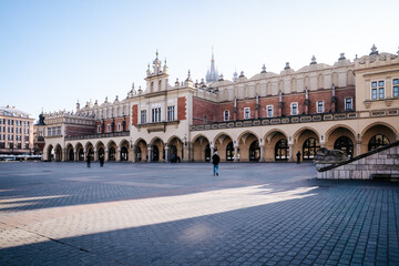Obraz premium Kraków Cloth Hall (Sukiennice) in the Main Market Square, Poland.