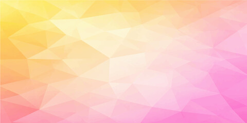 Fototapeta premium Abstract colorful geometric triangle pattern background with bright mosaic design