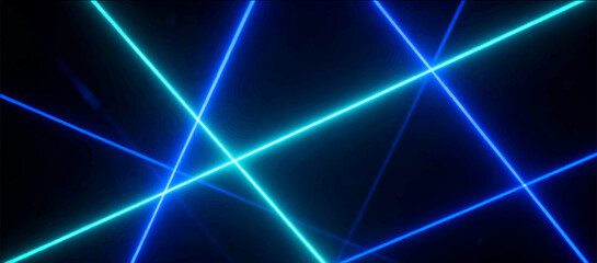 Obraz premium Vector illustration of the VFX effect of laser beams intersecting in space, creating a dynamic grid of light.