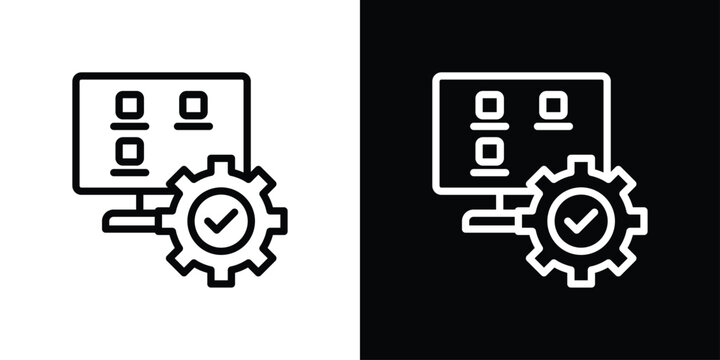 Application Icon Sheet Black And White