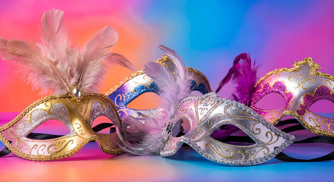 Maschere Carnevale ornamentali