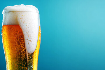 Refreshing Pilsner Beer Experience Modern Bar Setting High-Quality Beverage Photography Vibrant Colors Close-Up View Enjoying the Essence of Craft Beer Culture