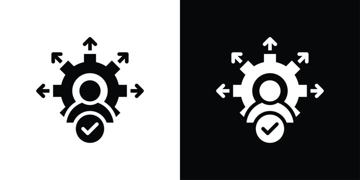 Capacity Icon Sheet Black And White