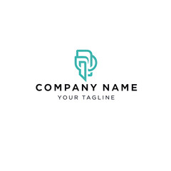 Modern Green Logo Design Template Placeholder.