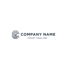 Modern Company Logo Template Design Element.