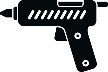 Obraz premium Hot glue gun tool representing diy, hobby, and repair projects